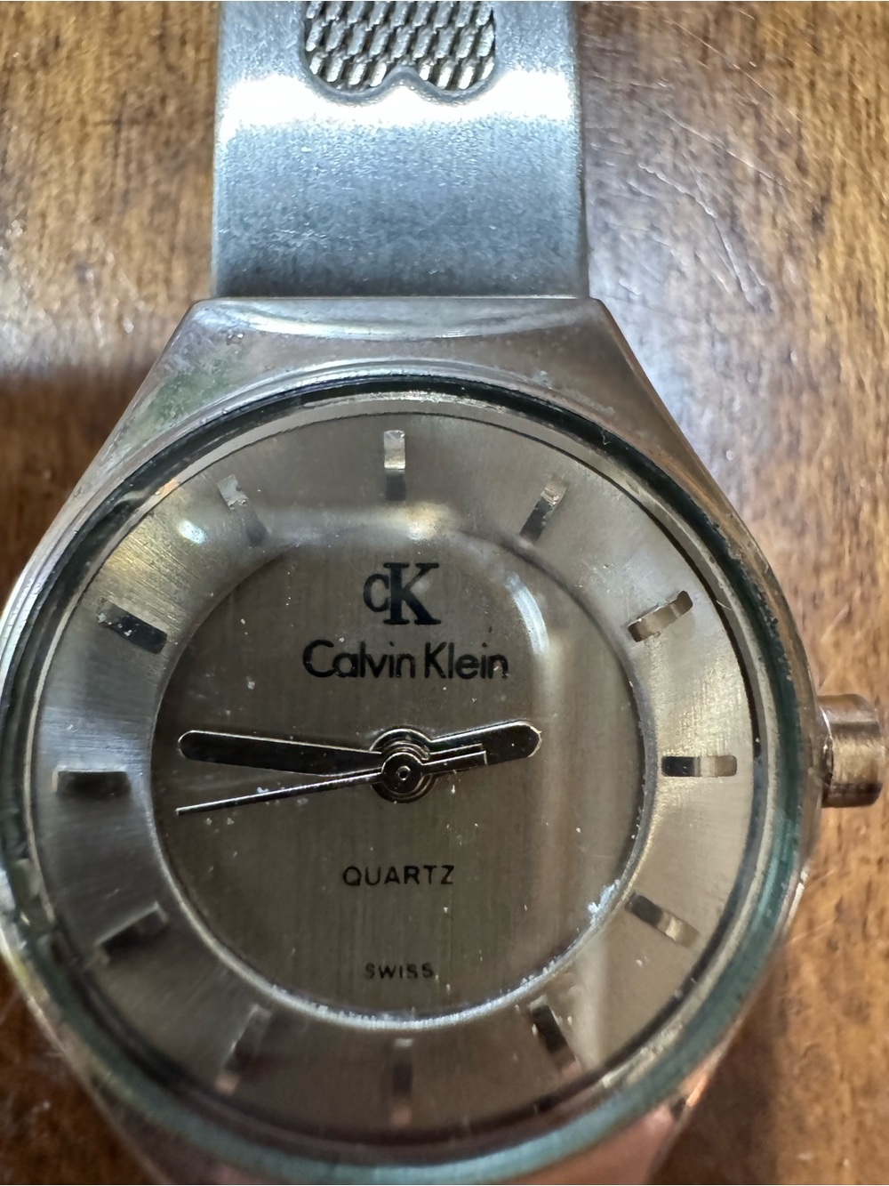 Calvin Klein Silver-Tone Minimalist Women’s Watch
